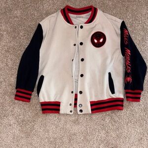 Spider-Man Varsity Jacket Boys Size Small 6/7